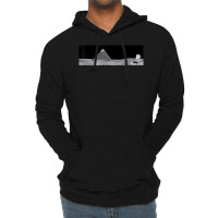 Pyramid On The Moon Conspiracy Ancient Alien Lightweight Hoodie | Artistshot