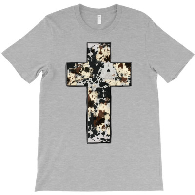 Cowhide Cross T-shirt Designed By Angel Clark