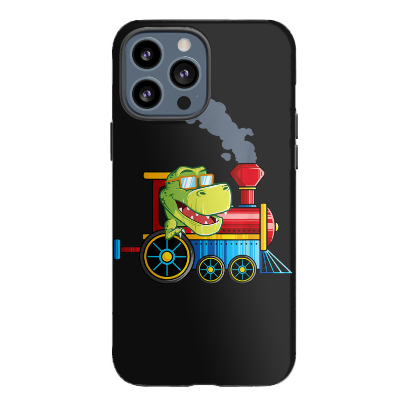 Funny Dinosaur Riding A Train Tyrannosaurus Dino Boys Girls Iphone 13 Pro Max Case | Artistshot