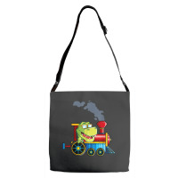 Funny Dinosaur Riding A Train Tyrannosaurus Dino Boys Girls Adjustable Strap Totes | Artistshot