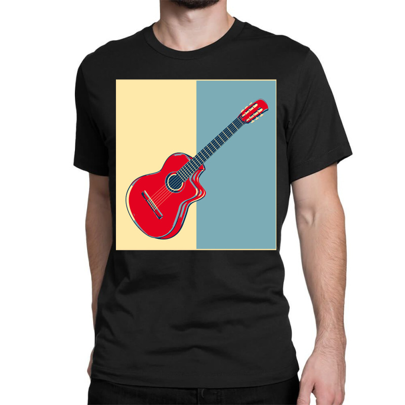 Guitar Musical Instruments Classic T-shirt by Kandurip541 | Artistshot