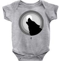 Howling Fox Baby Bodysuit | Artistshot