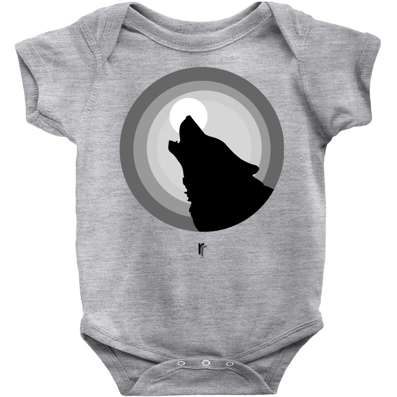 Howling Fox Baby Bodysuit by rr arts | Artistshot