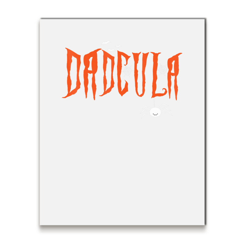 Dad Daddy Dracula Monster Costume Easy Halloween Metal Print Vertical | Artistshot