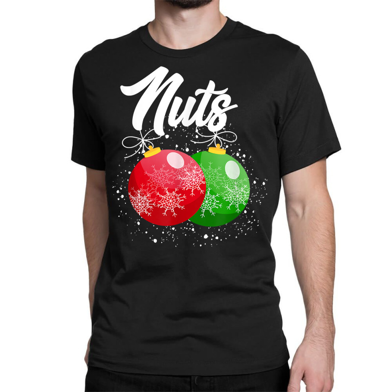 Chest Nuts Christmas Matching Couple Chestnuts Xmas Pajamas T Shirt Classic T-shirt | Artistshot