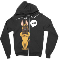 Shepherd Dog T  Shirt Stubborn Malinois Dog Belgian Shepherd Dog T  Sh Zipper Hoodie | Artistshot