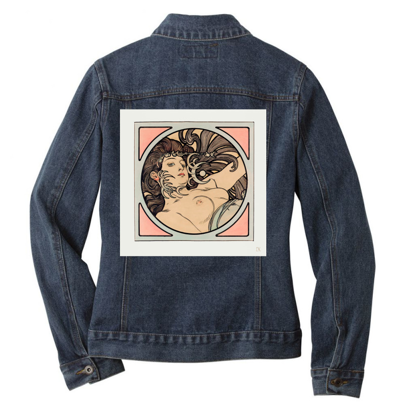 Vintage Female Ladies Denim Jacket by Kenlapnek62 | Artistshot