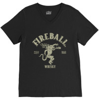 Vintage- Fireball Wisky Since 1984 V-neck Tee | Artistshot