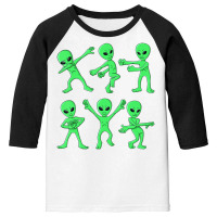 Dancing Aliens Dance Challenge Boys Girls Kids Halloween Youth 3/4 Sleeve | Artistshot