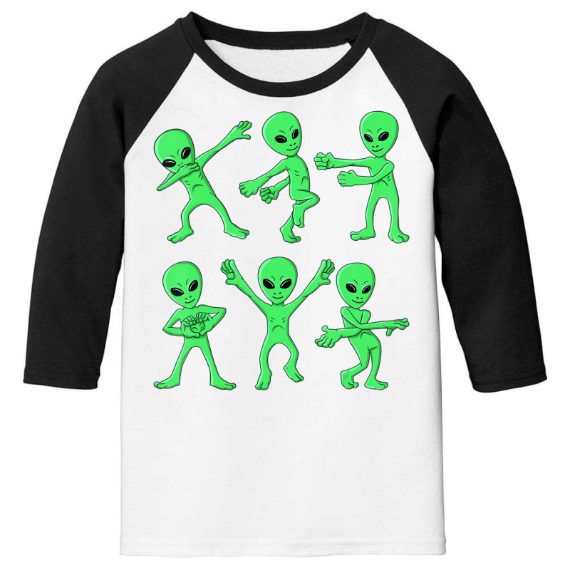 Dancing Aliens Dance Challenge Boys Girls Kids Halloween Youth 3/4 Sleeve by shirondataylornmc | Artistshot