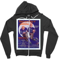 Vintage Football Advertisement. University Of Illinois 1928. Zipper Hoodie | Artistshot