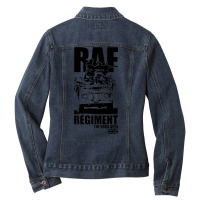 Raf Regiment Premium T Shirt Ladies Denim Jacket | Artistshot