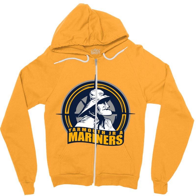 Yarmouth Mariners Zipper Hoodie by Aviezerfritiof | Artistshot