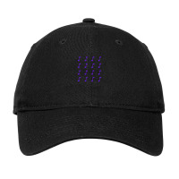 Music Notes Pattern - Purple Adjustable Cap | Artistshot