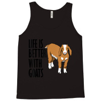 Ironic Farm Animal Life With Goats Tank Top | Artistshot