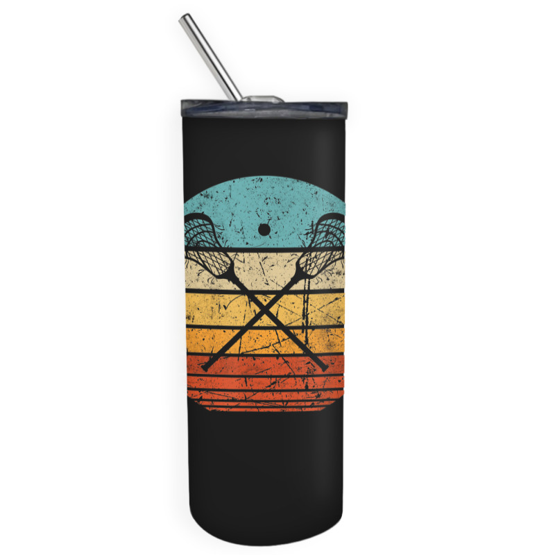 Lacrosse Vintage Retro Lacrosse Stick Sun Gift Skinny Tumbler | Artistshot