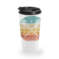 Lacrosse Vintage Retro Lacrosse Stick Sun Gift Travel Mug | Artistshot