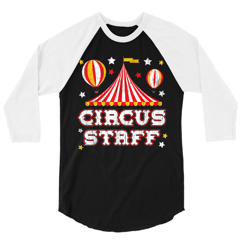 Circus Staff Circus Event Security Carnival Ringmaster 3/4 Sleeve Shirt by CruzChapman | Artistshot