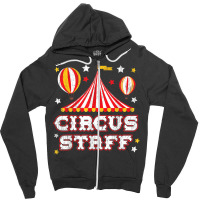 Circus Staff Circus Event Security Carnival Ringmaster Zipper Hoodie | Artistshot