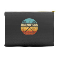 Lacrosse Vintage Retro Lacrosse Stick Sun Gift Accessory Pouches | Artistshot