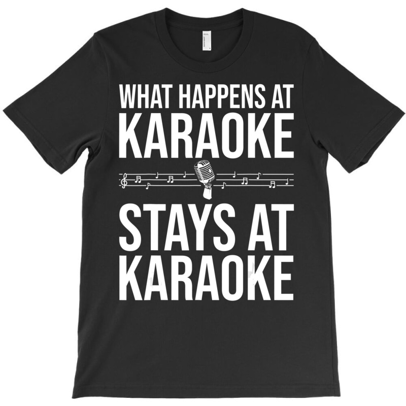 Karaoke Designs Women Singers Music Lovers T-Shirt by cm-arts | Artistshot