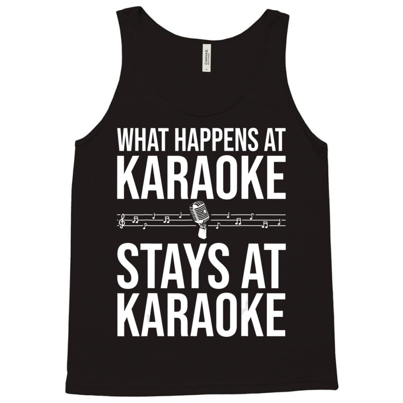 Karaoke Designs Women Singers Music Lovers Tank Top by cm-arts | Artistshot