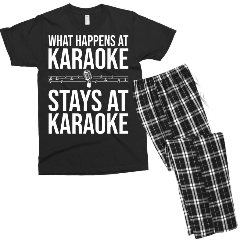 Karaoke Designs Women Singers Music Lovers Men's T-shirt Pajama Set by cm-arts | Artistshot