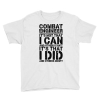 Combat Engineer Appreciation Combat Engineering T Shirt Youth Tee | Artistshot