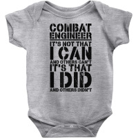 Combat Engineer Appreciation Combat Engineering T Shirt Baby Bodysuit | Artistshot