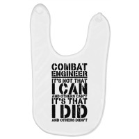 Combat Engineer Appreciation Combat Engineering T Shirt Baby Bibs | Artistshot