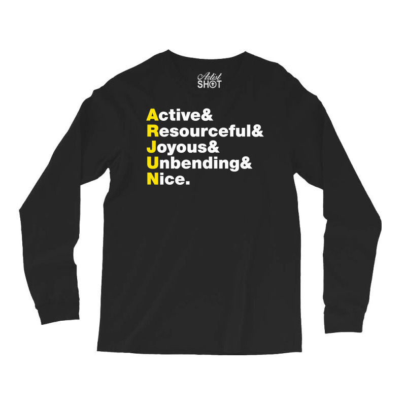 Arjun Name Gift  Personalized Arjun Long Sleeve Shirts | Artistshot