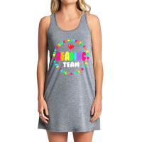 Reading Team Coach Dyslexia Teacher Specialist Literacy Crew Premium T Tank Dress | Artistshot