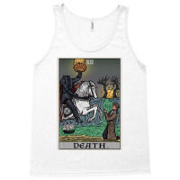 Death Tarot Card Headless Horseman Halloween Spooky Gothic Tank Top | Artistshot