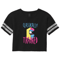 Classically Trained Arcade Game Video Game Gifts Scorecard Crop Tee | Artistshot