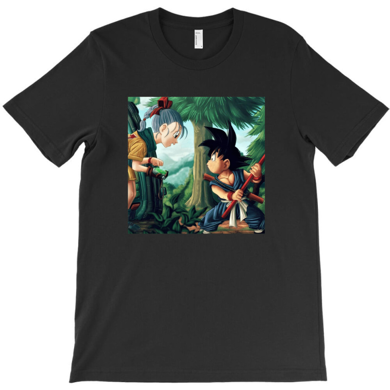 The First Meeting Between Goku And Bulma Gift T-shirt | Artistshot