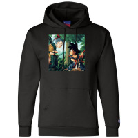 The First Meeting Between Goku And Bulma Gift Champion Hoodie | Artistshot