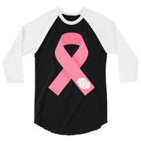 Kulay Rosas Ang Bukas Kay Leni Pink Ribbon 3/4 Sleeve Shirt | Artistshot