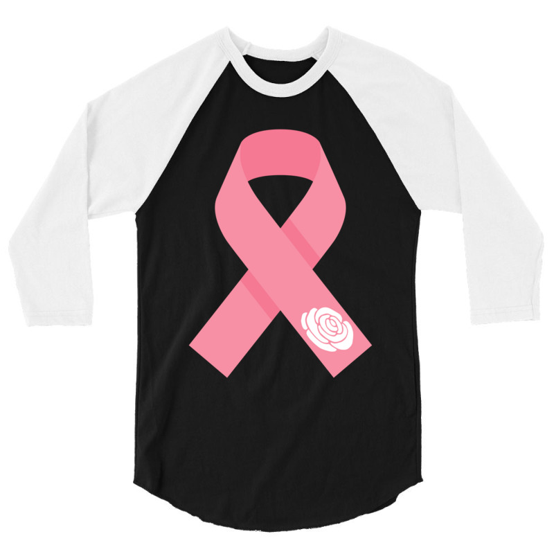 Kulay Rosas Ang Bukas Kay Leni Pink Ribbon 3/4 Sleeve Shirt by cm-arts | Artistshot