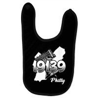 Philadelphia Silhouette With Zip Code 19139 And Liberty Bell Tank Top Baby Bibs | Artistshot