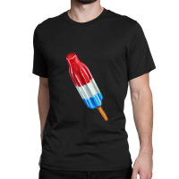 Rocket Pop Stars And Stripes Pattern Classic T-shirt | Artistshot