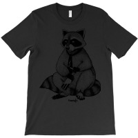 Joe The Raccoon T-shirt | Artistshot