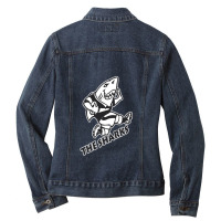 Natal Sharks For Dark Shirts South Africa Rugby Super Rugby 1 Ladies Denim Jacket | Artistshot