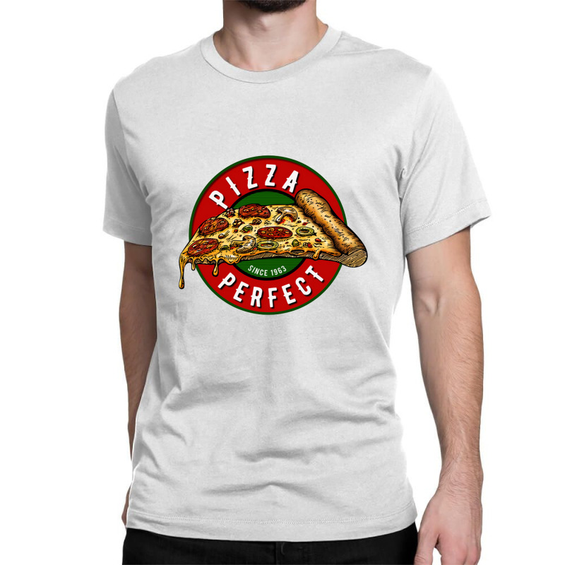 Perfect Slice Pizza Classic T-shirt by Longoarie | Artistshot