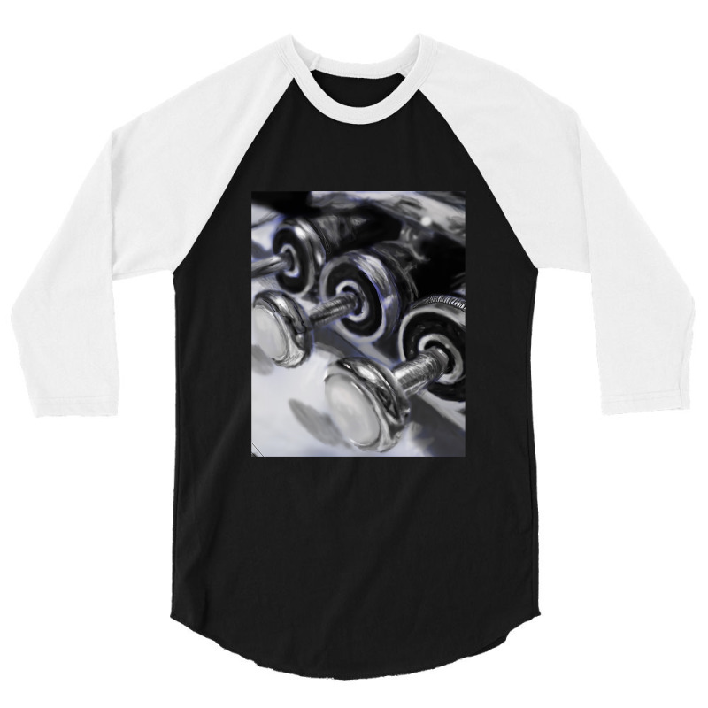 Trumpet Digital Painting 3/4 Sleeve Shirt | Artistshot