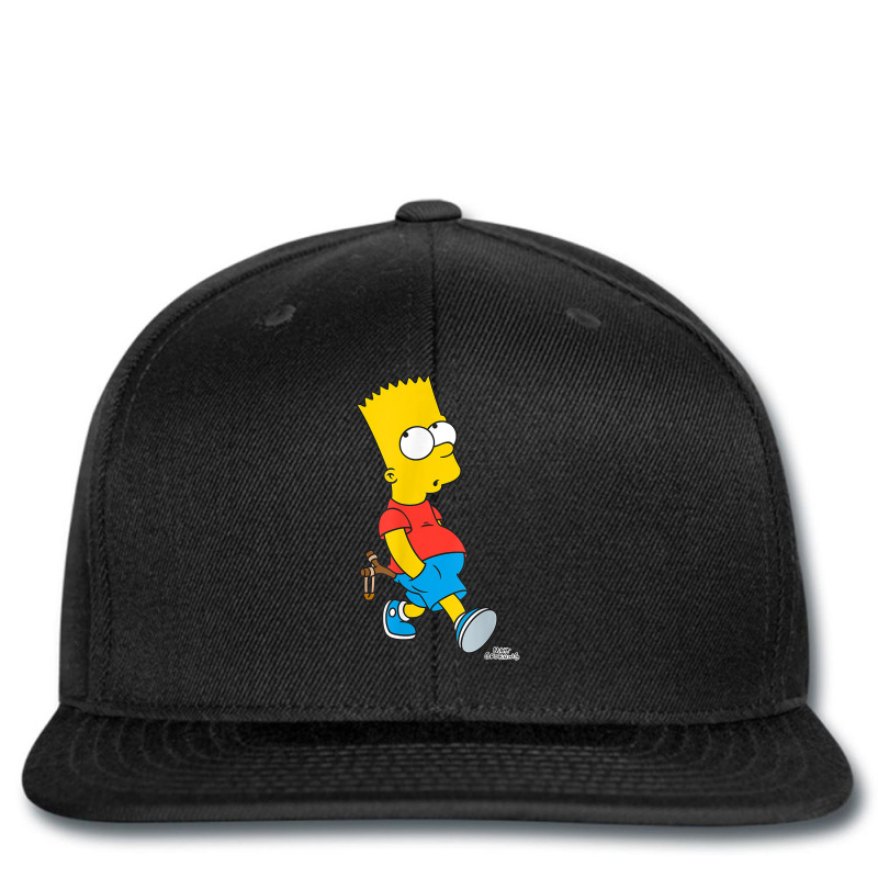 The Simpsons Bart Simpson With Slingshot T Shirt Printed Hat | Artistshot