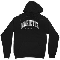 Marietta Georgia Ga Varsity Style White Text Premium T Shirt Unisex Hoodie | Artistshot