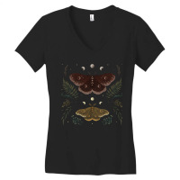 Moth Saturnia Pavonia Women's V-neck T-shirt | Artistshot