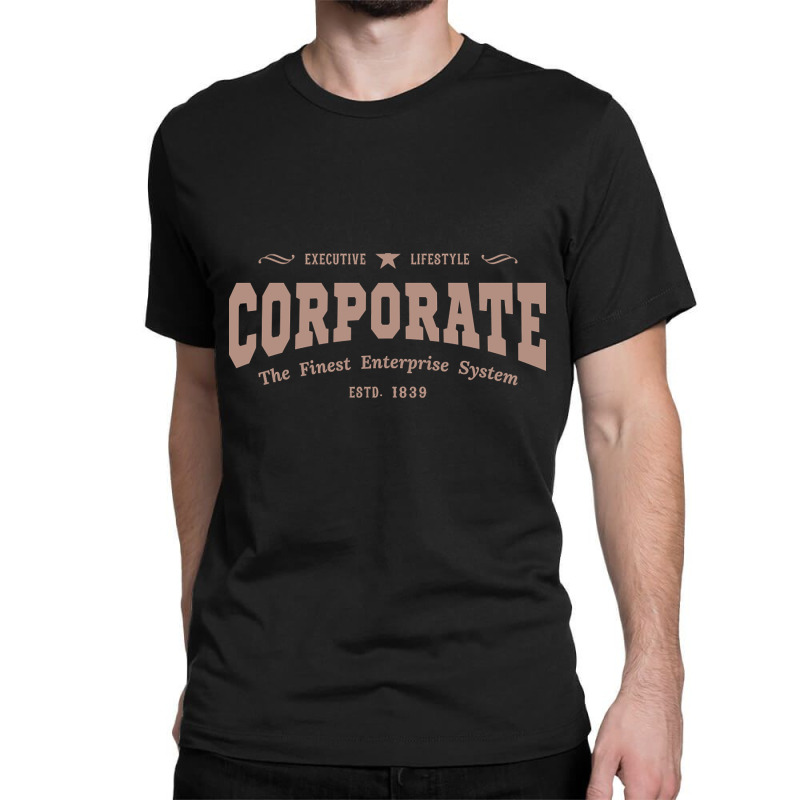 Vintage Global Corporate Career Typography Classic T-shirt | Artistshot