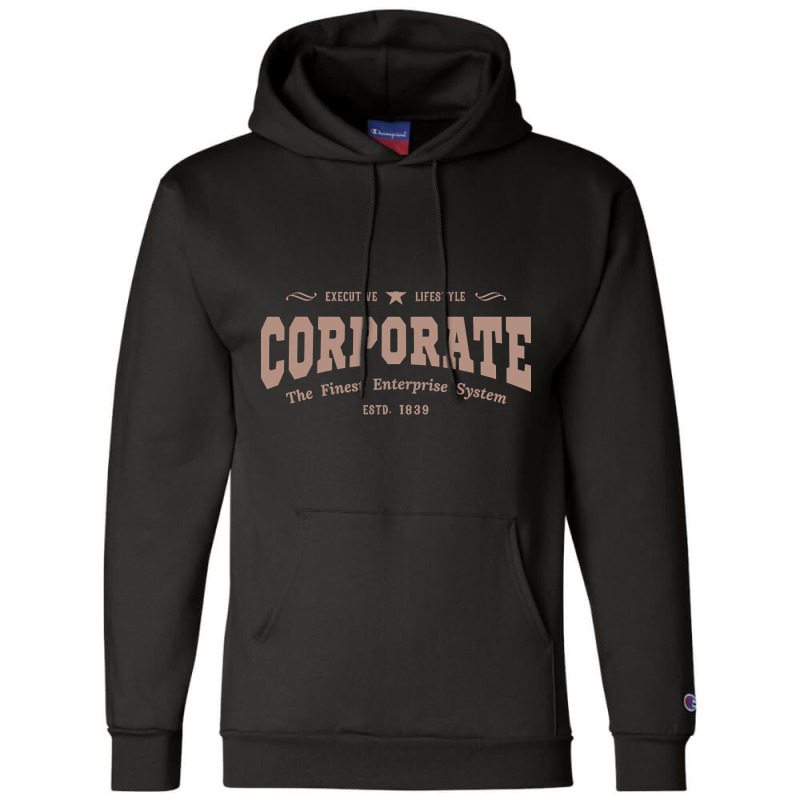 Vintage Global Corporate Career Typography Champion Hoodie | Artistshot