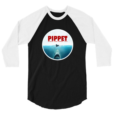 Jaws   Pippet 3/4 Sleeve Shirt Designed By Sr88